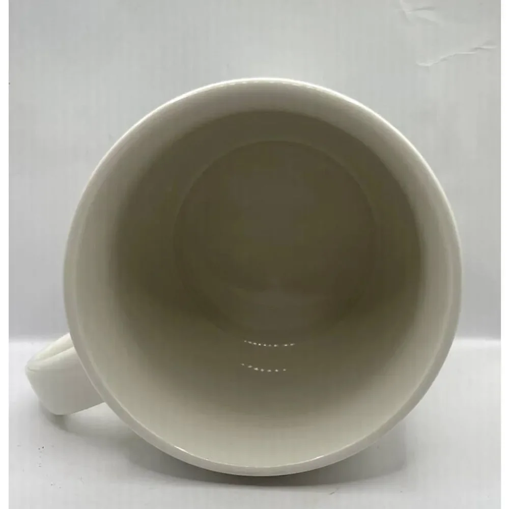 2017‎ Starbucks 14 OZ Coffee Mug Cream White Green
